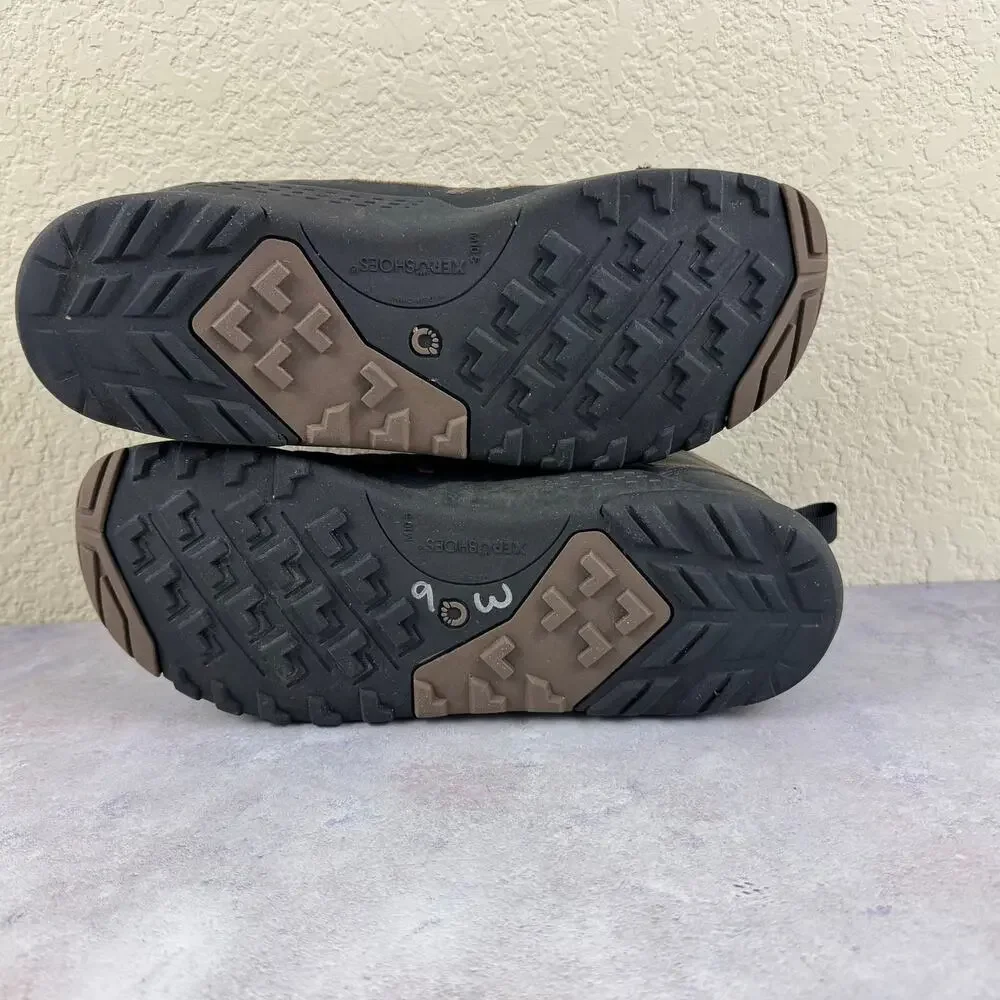Xero Shoes Mens Size 10.5 Daylite Hiker Fusion Brown Barefoot Hiking Trail Shoes